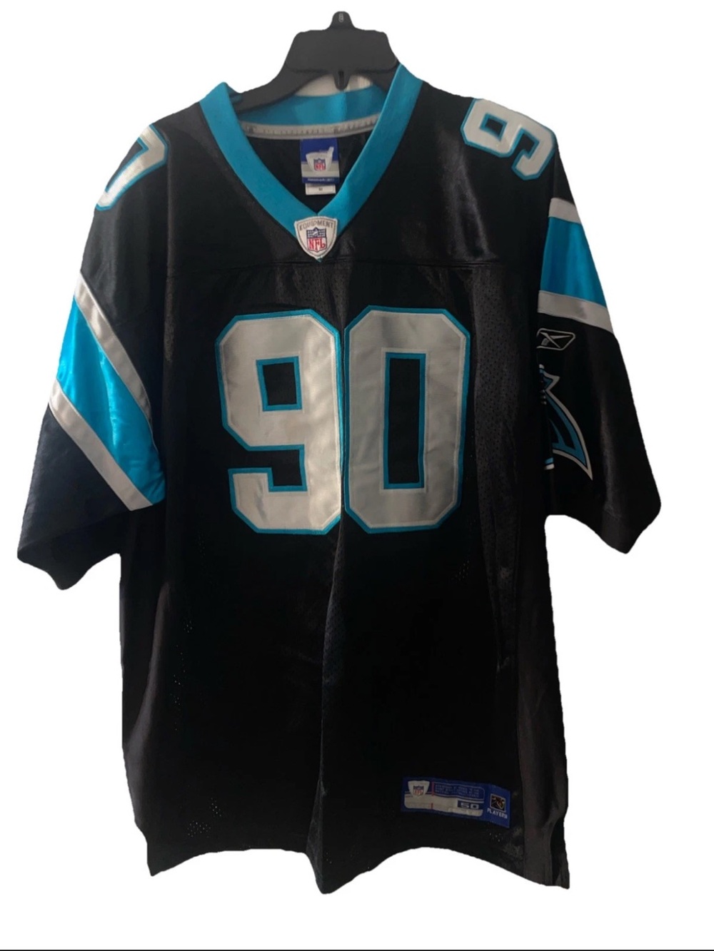 Carolina Panthers #90 Julius Peppers Reebok stitched Jersey Men’s 50 authentic